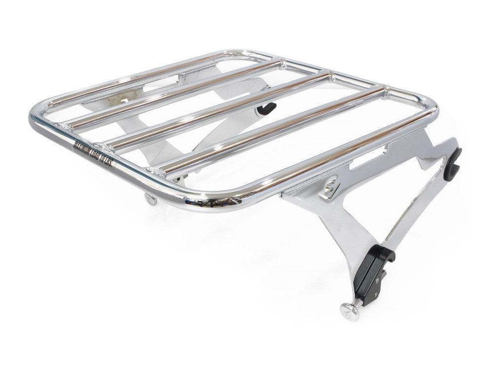 Quick Detachable Luggage Rack – Chrome. Fits Cobra Sissy Bar # COB-602-2000.