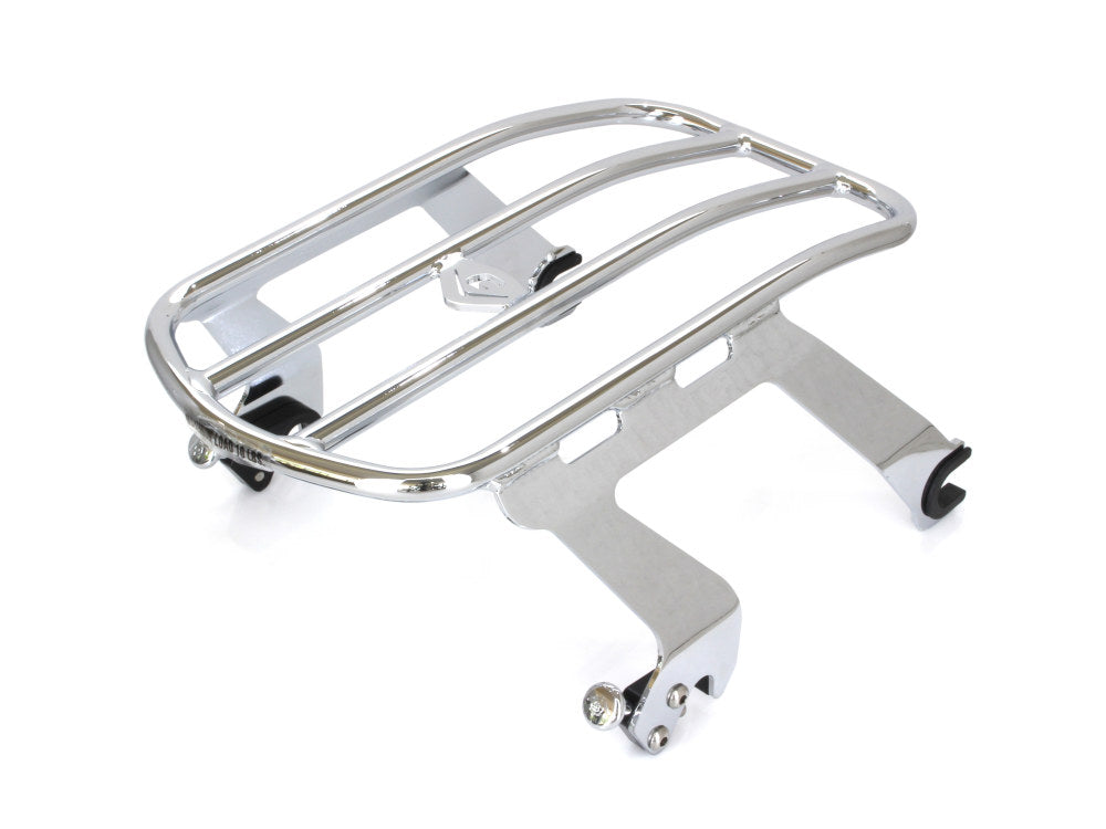 Quick Detachable Luggage Rack – Chrome. Fits Cobra Sissy Bar # COB-602-2006