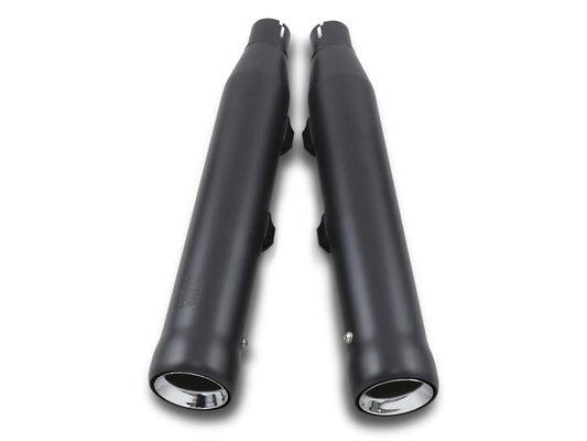 3in. Neighbor Hater Slip-On Mufflers – Black. Fits Sportster 2014-2021