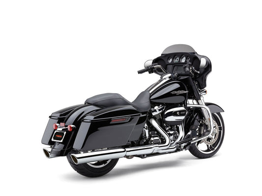 4in. 909 Back Slash Slip-On Mufflers – Chrome. Fits Touring 2017up.