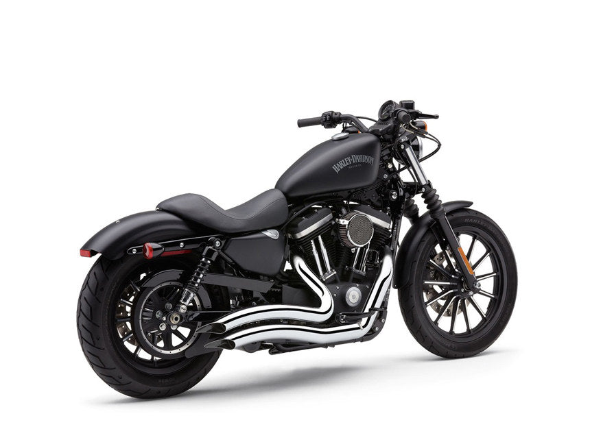 Speedster Short Swept Exhaust – Chrome. Fits Sportster 2014-2021