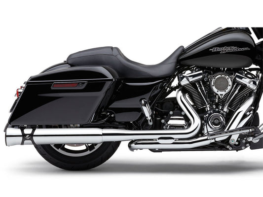 Pro Chamber Right Side Tuck & Under Headers – Chrome. Fits Touring 2017up.