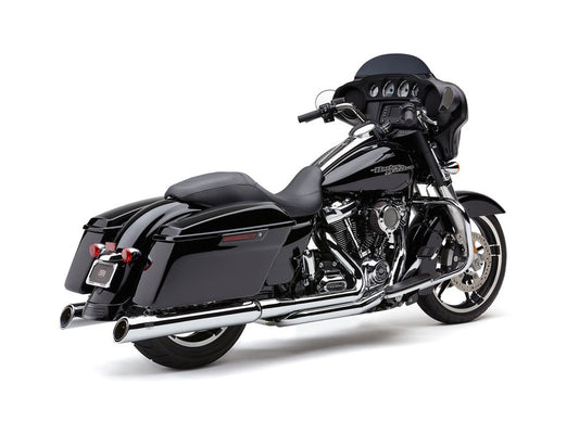 True Dual Right Side Tuck & Under Headers – Chrome. Fits Touring 2017up.