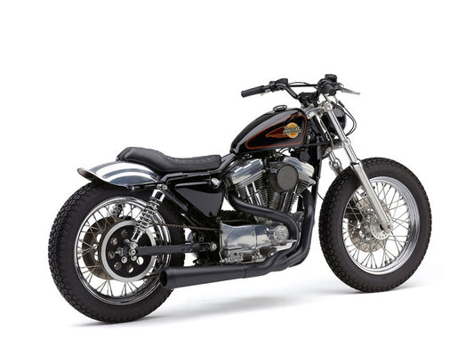 El Diablo 2-into-1 Exhaust – Black with Black End Cap. Fits Sportster 1986-2003.