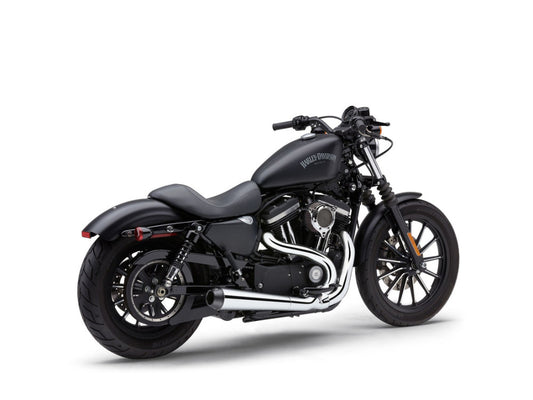 El Diablo 2-into-1 Exhaust – Chrome with Black End Cap. Fits Sportster 2014-2021