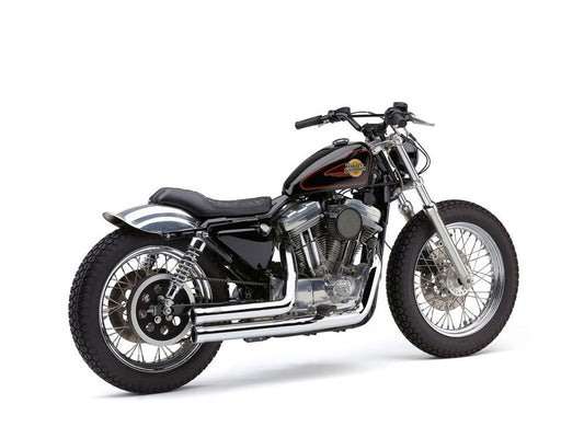 Speedster 909 Exhaust – Chrome. Fits Sportster 1986-2003.