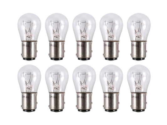 12V Bayonet Style Stop & Taillight Bulb. Fits H-D Pre Early 2003 – Pack 10