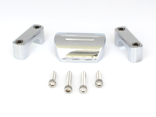Speedo Bracket – Chrome. Fits 1in. Diameter T-Bars using Dakota MCL, MCV or MLX Series Gauges.