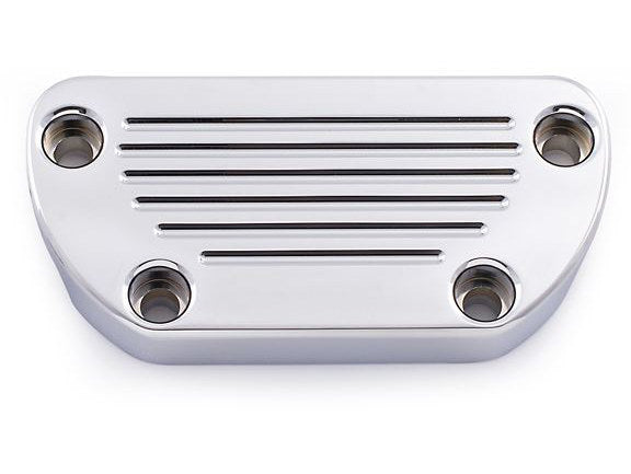 Speedo Bracket – Chrome. Fits OEM Style Straight Risers using Dakota MCL, MCV or MLX Series Gauges.