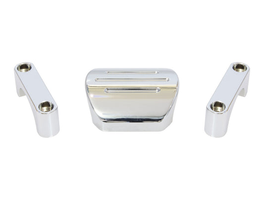 Speedo Bracket β Chrome. Fits 1-1/4in. Diameter T-Bars using Dakota MCL, MCV or MLX Series Gauges.
