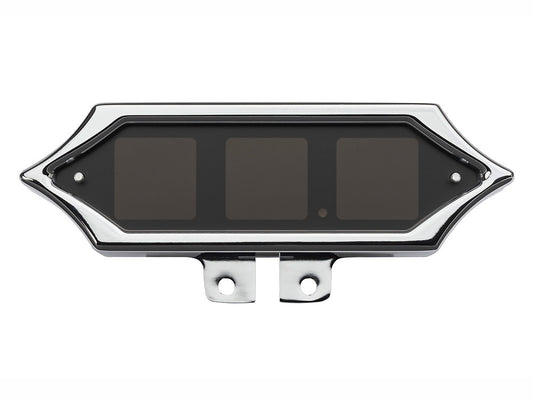Handlebar Mounted Spike Speedometer/Tachometer – Chrome. Fits Big Twin and Sportster 1936-2003 and V-Rod 2002-2006.