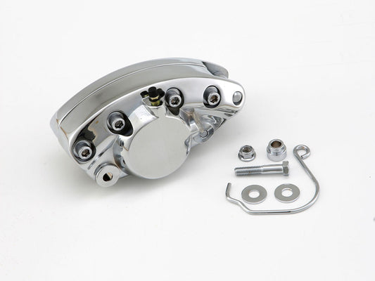 Front Brake Caliper – Chrome. Fits Big Twin 1972-1984.