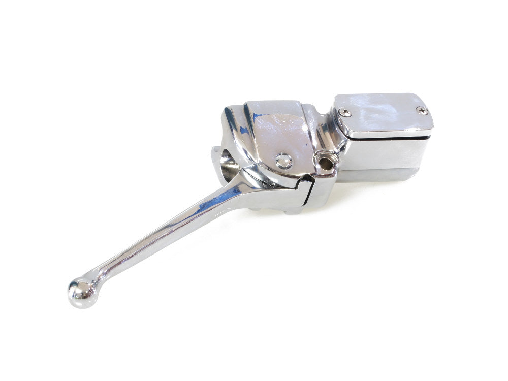 Front Brake Master Cylinder – Chrome. Fits Big Twin & Sportster 1972-1981.