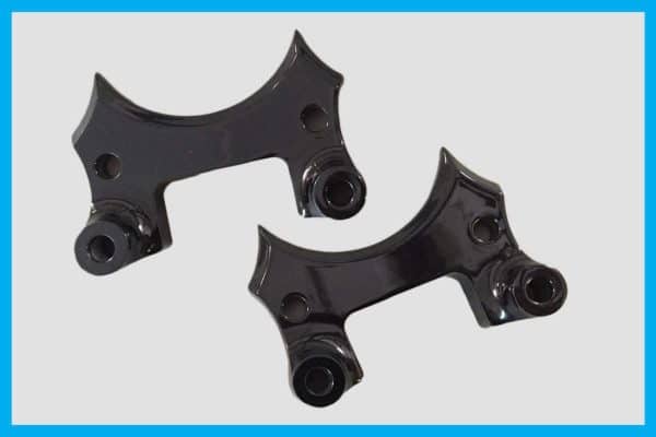 DBC129 | Harley-Davidson Slotted Front Fender Mounting Blocks 1998 To 2013