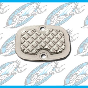 Harley Davidson Rear Master Cylinder Brake Cover The Loot Series 2005 To 2023 Chrome Or Contrast Black | DBC253