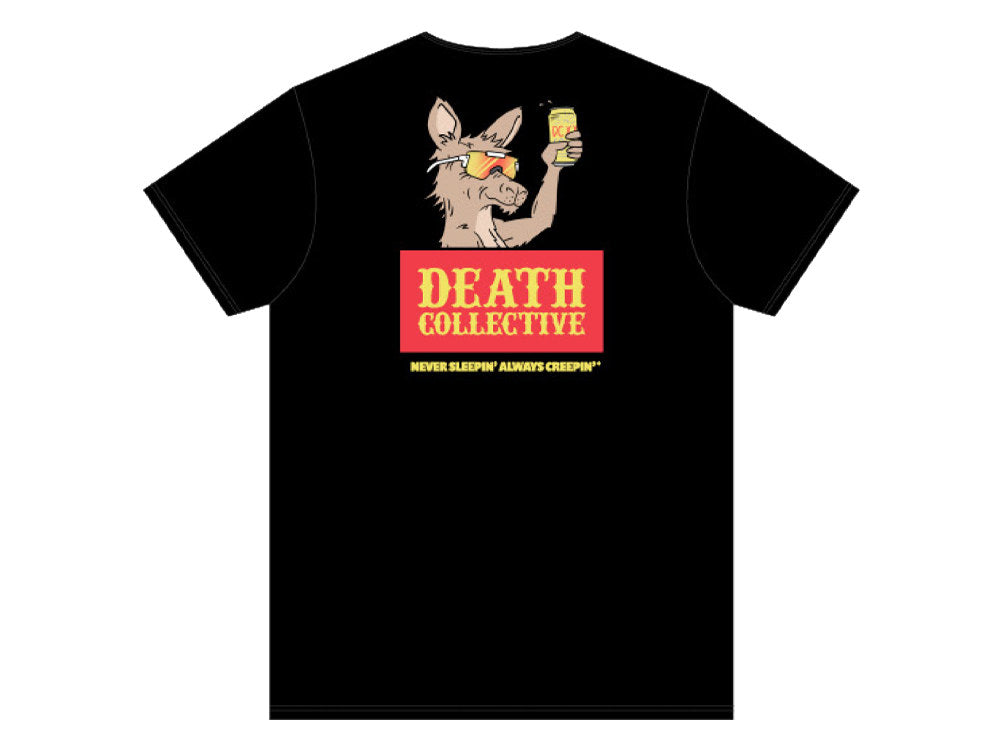 Death Collective Cheers T-Shirt – Black. Medium