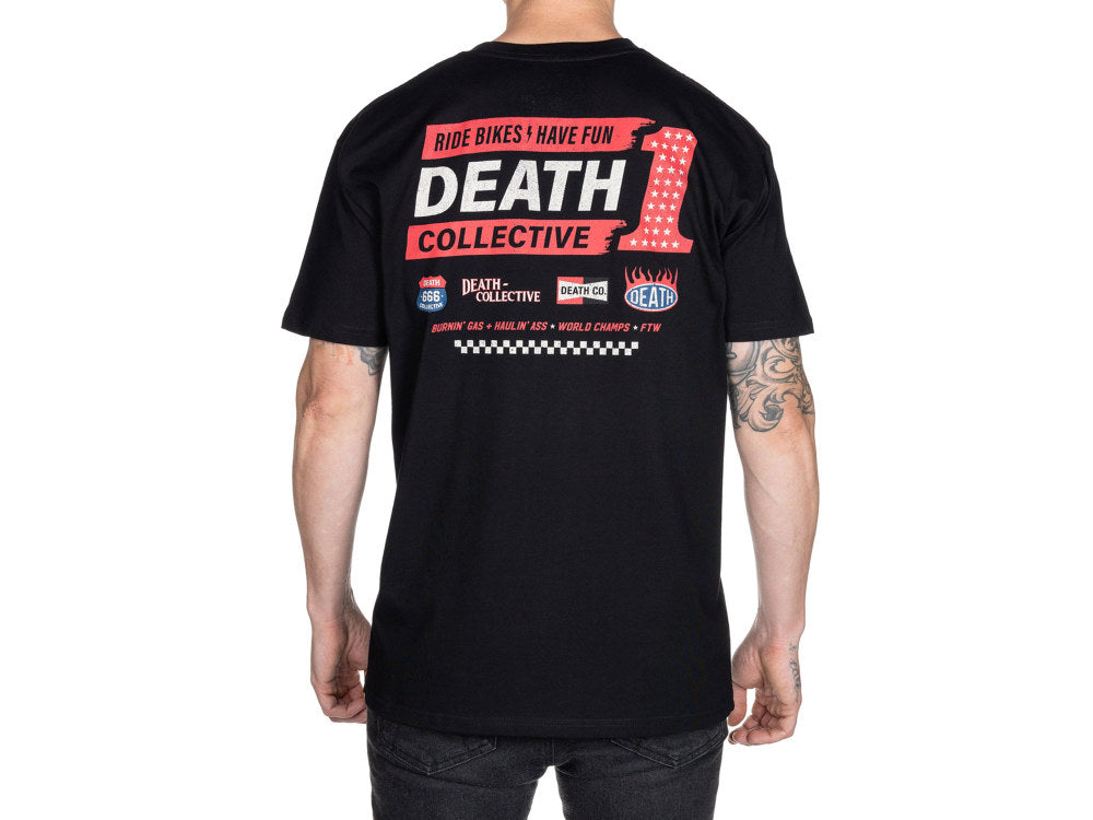 Death Collective Horsepower T-Shirt – Black. Large