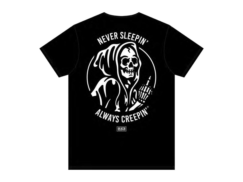 Death Collective Reaper Creeper T-Shirt – Black. Medium