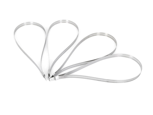 1/4in. Wide x 14in. Long Stainless Low Profile Ladder Tie – Pack of 4