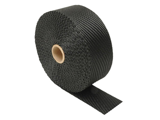 Black Titanium Heat Wrap. 2in. Wide x 100 Foot Roll.