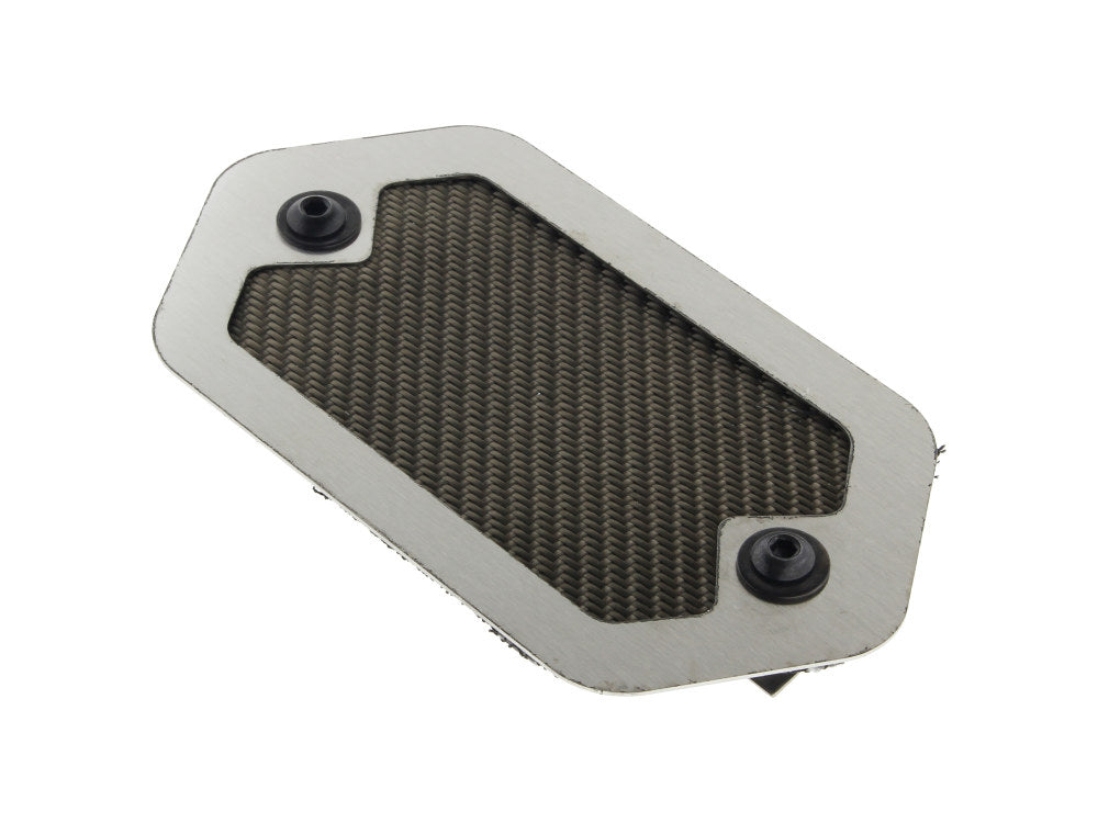 6.5in. Universal Flexible Exhaust Heatshield – Brushed / Titanium.