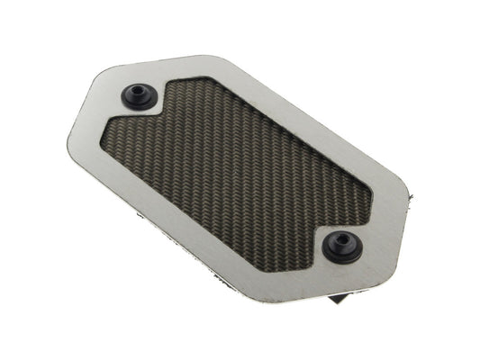 6.5in. Universal Flexible Exhaust Heatshield – Brushed / Titanium.