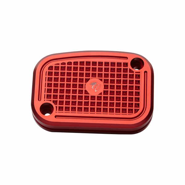 Diamond Master Cylinder Cover “Brake” Red