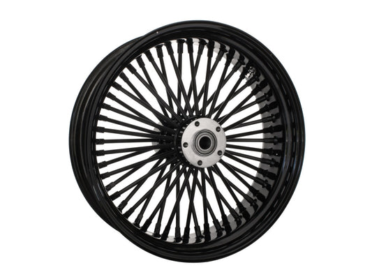18in. x 5.5in. Mammoth Fat Spoke Rear Wheel – Gloss Black. Fits Softail 2008up.