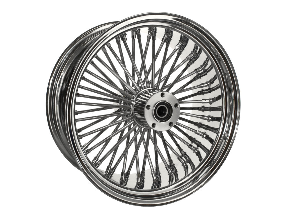 18in. x 8.5in. Mammoth Fat Spoke Rear Wheel – Chrome. Fits Softail Breakout 2013-2017 & Rocker 2011.