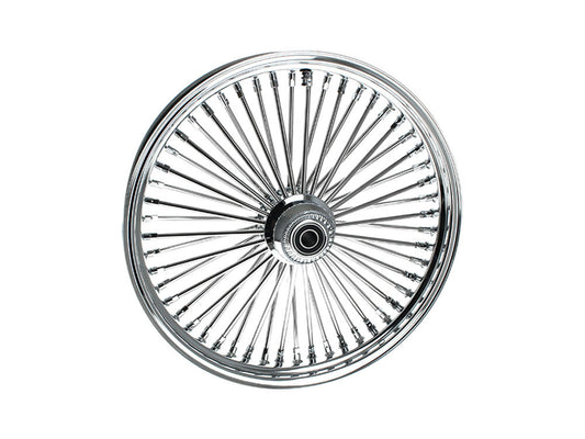 21in. x 3.5in. Mammoth Fat Spoke Front Wheel – Chrome. Fits Fatboy 2018up