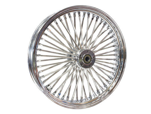 21in. x 3.5in. Mammoth Fat Spoke Front Wheel – Chrome. Fits Dyna Fat Bob 2012-2017.