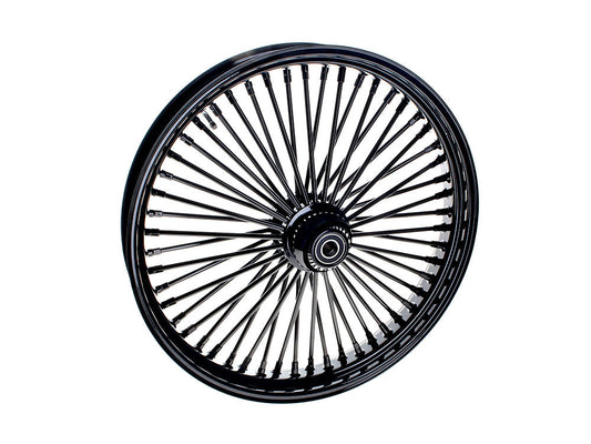 23in. x 3.5in. Mammoth Fat Spoke Front Wheel – Gloss Black. Fits Fatboy 2018up