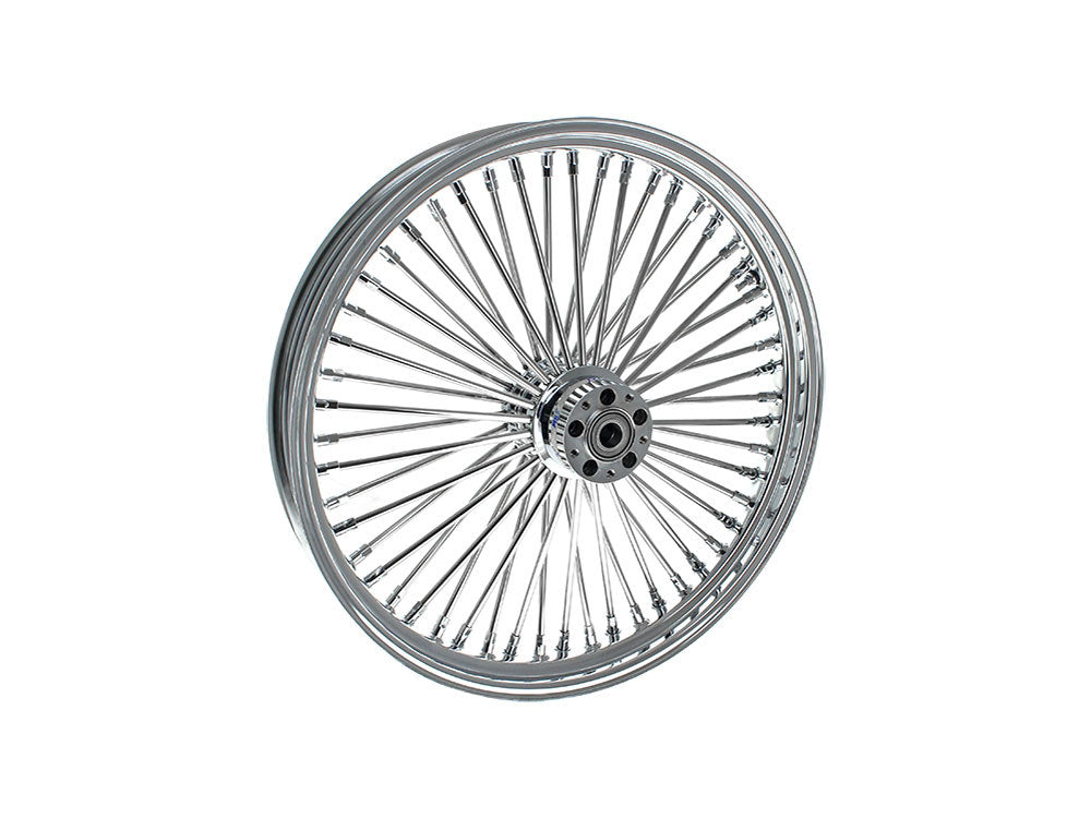 23in. x 3.5in. Mammoth Fat Spoke Front Wheel – Chrome. Fits Fatboy 2018up