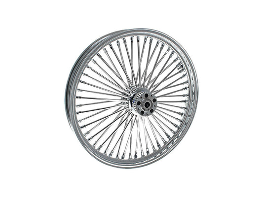 23in. x 3.5in. Mammoth Fat Spoke Front Wheel – Chrome. Fits Fatboy 2018up
