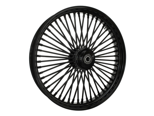 23in. x 3.5in. Mammoth Fat Spoke Front Wheel – Gloss Black. Fits FX Softail 2011-2015.