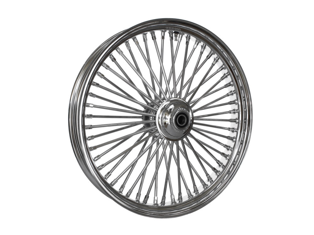 23in. x 3.5in. Mammoth Fat Spoke Front Wheel – Chrome. Fits Softail Breakout 2013up.