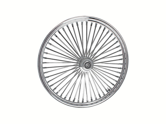 26in. x 3.5in. Mammoth Fat Spoke Front Wheel – Chrome. Fits Softail Breakout 2013up.