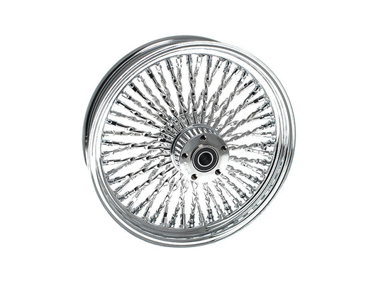 16in. x 3.5in. Cali Fat Spoke Rear Wheel – Chrome. Fits Softail 2011up.
