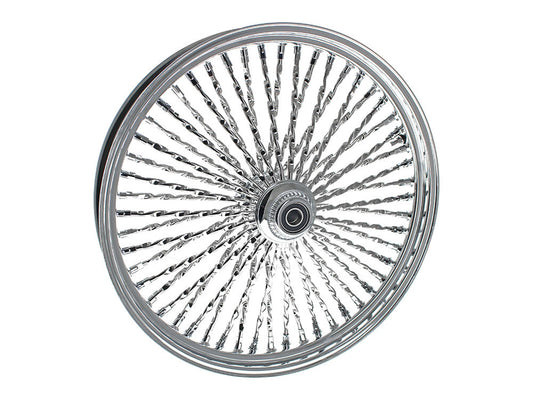 23in. x 3.5in. Cali Fat Spoke Front Wheel – Chrome. Fits Softail Heritage 2011up, Deluxe 2011-2020, Slim 2012-2021 & Fatboy 2011-2017