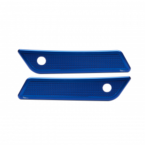 Diamond Saddlebag Latch Cover 2014 – UP  FLT Blue