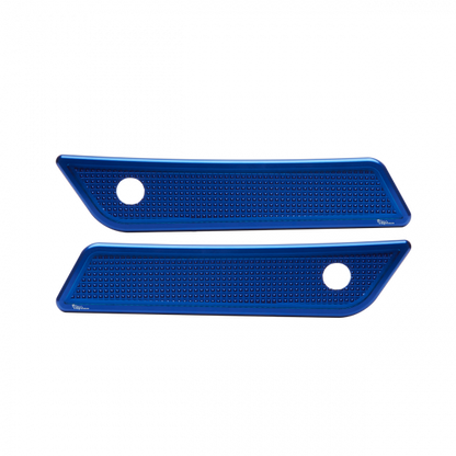 Diamond Saddlebag Latch Cover 2014 – UP  FLT Blue