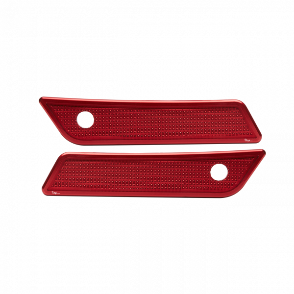 Diamond Saddlebag Latch Cover 2014 – UP  FLT Red