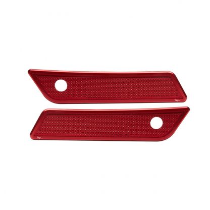 Diamond Saddlebag Latch Cover 2014 – UP  FLT Red