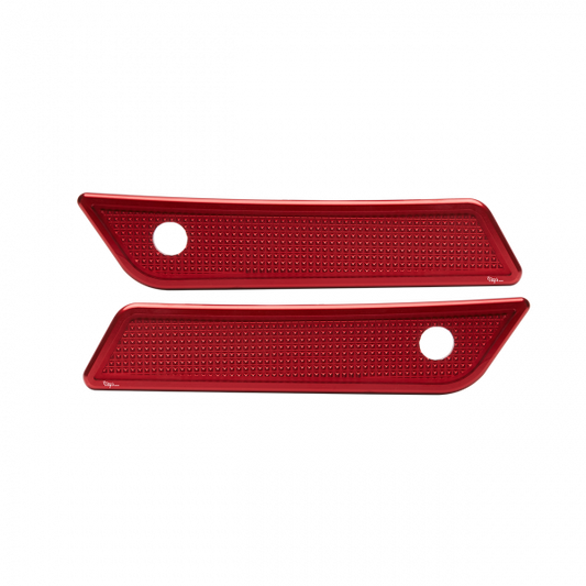 Diamond Saddlebag Latch Cover 2014 – UP  FLT Red