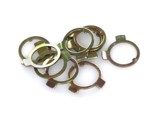 Shifter Fork Nut Locktab – Pack 10. Fits 4Spd Big Twin 1936-1986.