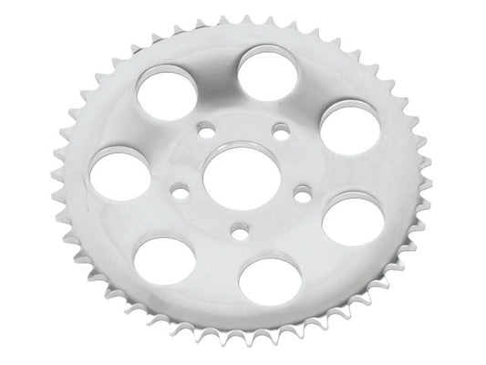 51 Tooth Rear Chain Sprocket with 13mm Offset – Chrome. Fits FXR 1980-1985.