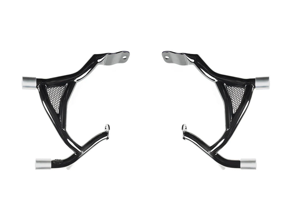 Road Warrior Rear Crashbars – Gloss Black. Fits Touring 2024up
