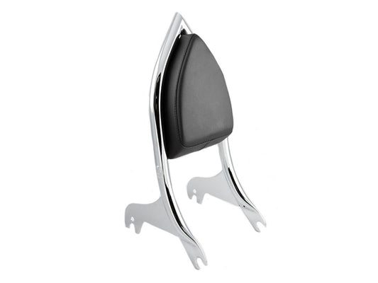 Diablo Sissy Bar Backrest – Chrome. Fits Softail 2001-2017.