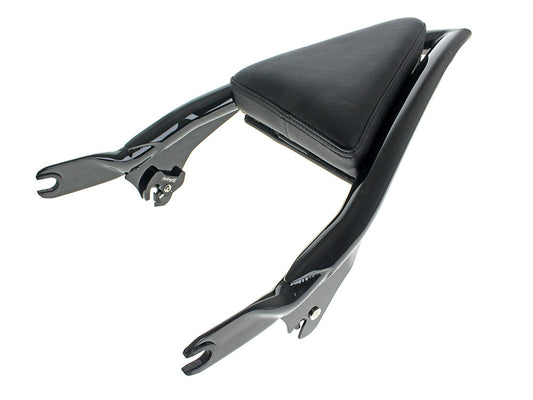 Diamond Stitch Apex Sissy Bar Backrest – Gloss Black. Fits Touring 2009up.