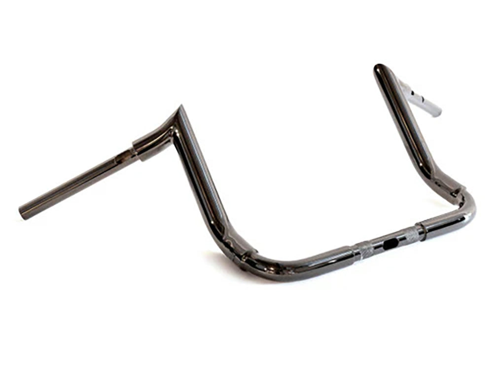 12in. x 1-1/2in. S Series Handlebar – Black Chrome. Fits CVO Street Glide 2023up & Street Glide 2024up